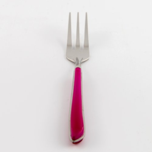 Set x6 tenedores copetin 15cm fucsia